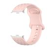 Compatible with Redmi Watch 4/5: Rhombus Pattern Silicone Strap with Metal Butterfly Buckle (20mm)