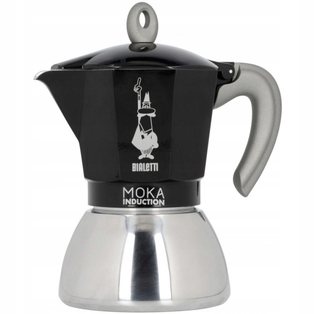 Bialetti New Moka Induction 6Tz Black Coffee Maker