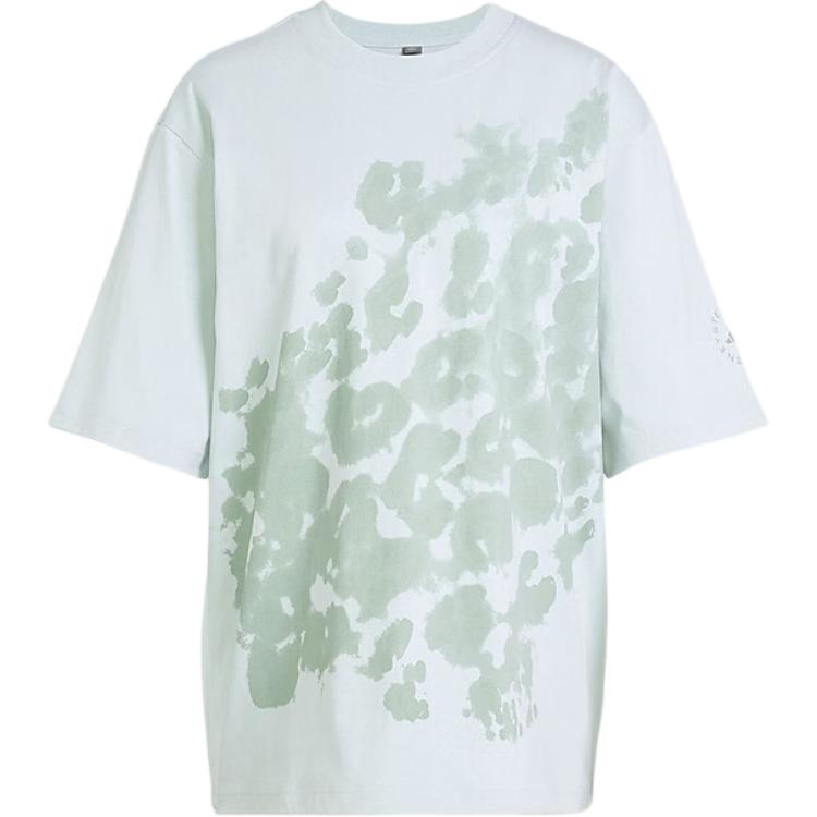 Adidas T Shirts Women s Light Blue Crew Neck Moderate KA9553 S