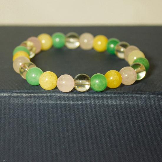 Good Luck And Love Bracelet | Crystal Bracelet For Better Relationship | Healing Crystal Bracelet, Crystals for Happiness, Balancing