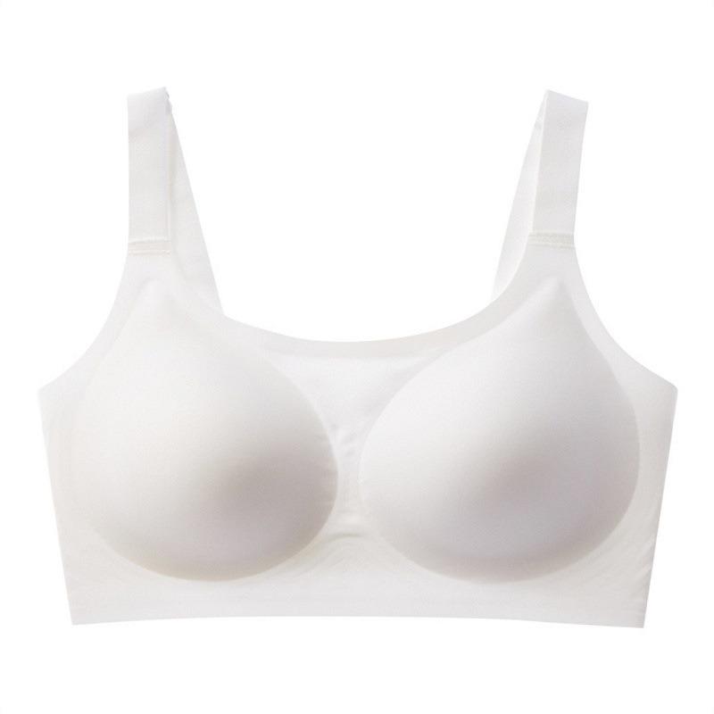 Plus Size Women Seamless Soft Support Full Cup Large Bust Daily Bra
