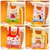 Cute Large Capacity Shopping Bag Foldable Reusable Supermarket Eco-Friendly Bag Cartoon Portable Handbag for Beach/Picnic/Travel