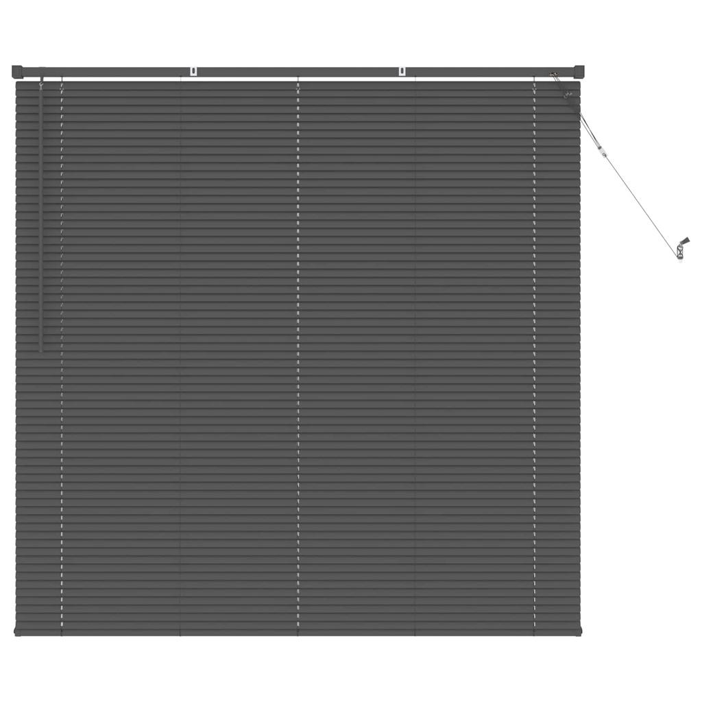 Venetian Blind Silver Grey 150 x 130 cm 25 mm PVC