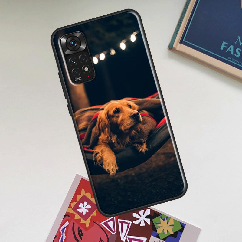 Golden Retriever Freund Hülle Für Xiaomi Redmi Note 14 13 12 11 9 10 15 Pro Plus Redmi 15 15C 14C 13C 12C 10C Abdeckung