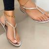 Fashion New Summer Sandals Women Fashion Pointed Toe Flats Women's Casual Sandals Ladies Flip Flops Roman Low Heel Woman Sandalias