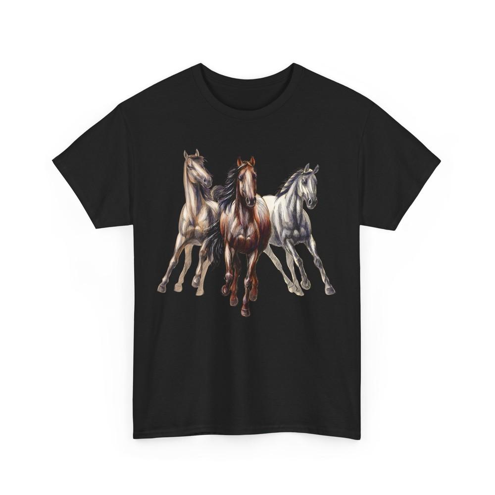 Horse with Bandana Shirt, Horse Loves Horseback Women MenT-shirt