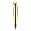 Outdoor Necssery Mini Grip Pen Dry Quickly Brass Comtable Anti-oxidation Solid Brass Ballpoint Pen