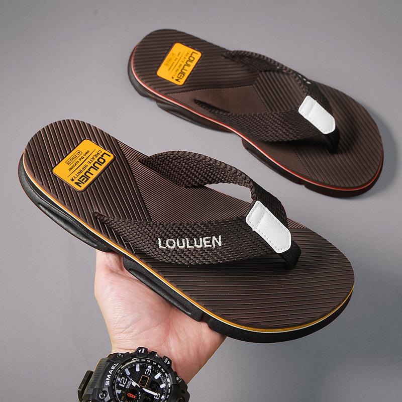 2026 Summer Men's Non-Slip Flip-Flops: Korean Style Beach Thong Sandals