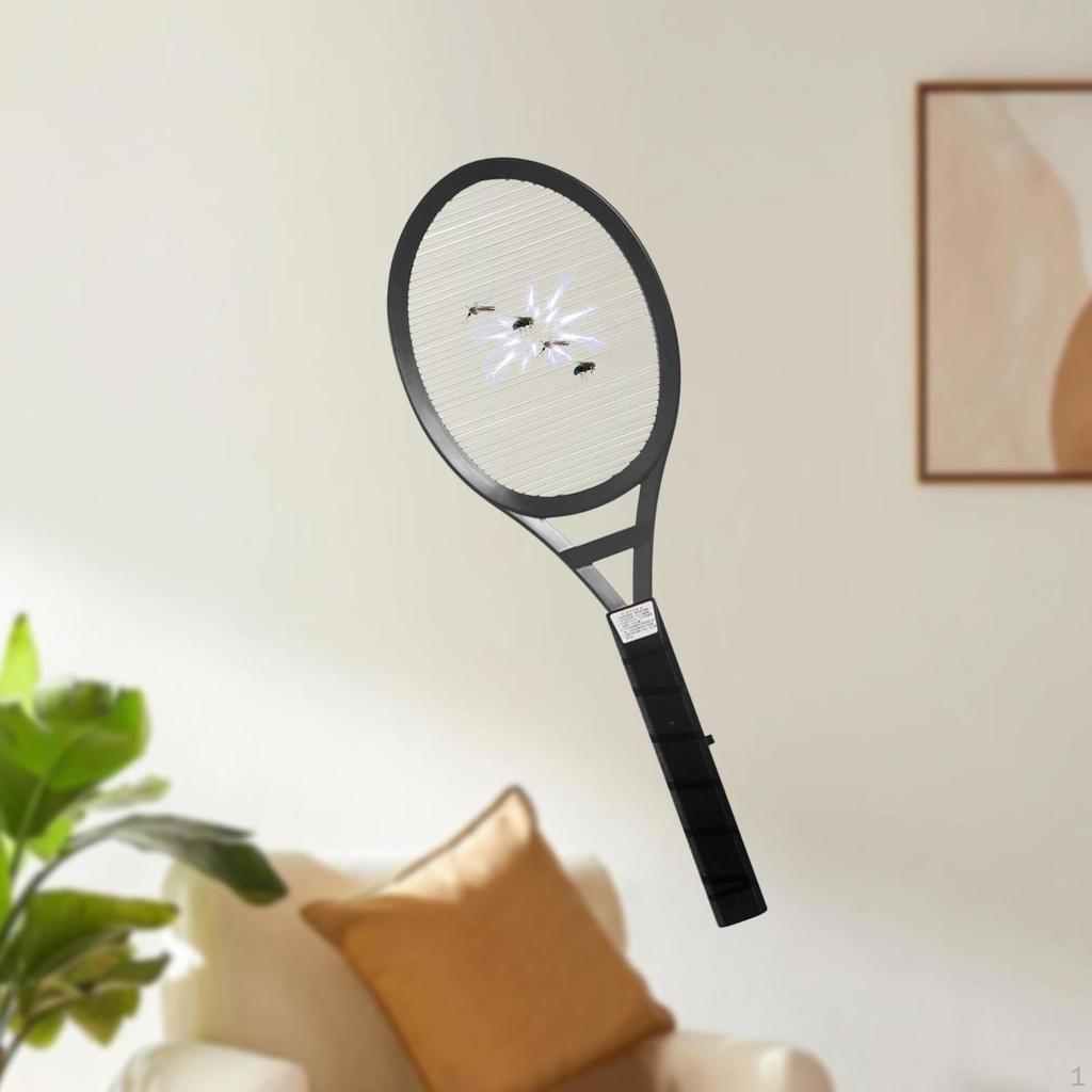Electric Fly Swatter Accessories Handheld Traveling Camping Mosquito Zapper