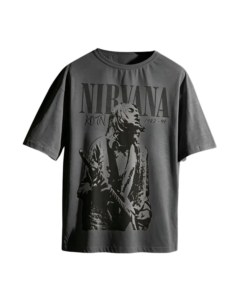 2026 Estate Nirvana Rock Band Cotone Manica Corta Unisex Comodo Street Fashion Premium Stile Y2K Top Moda Maglietta