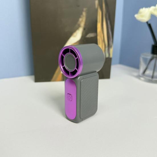 Handheld Fan Portable Mini Fan with Long-Lasting Battery USB Rechargeable Personal Fan for Outdoor Travel Commuting Office Cooling Powerful Airflow