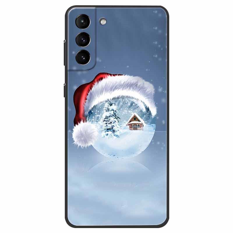 Christmas Case For Samsung S21 Plus Case S21 FE Silicone Soft TPU Cover for Samsung Galaxy S21 / S21 Ultra FE + 5G Case New Year