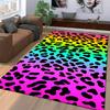 Tiger Print Pattern Carpet, Orange and Black Stripes Design, Soft Home Decor Rug Suitable for use as an anti-slip    for    room and bedroom sofas