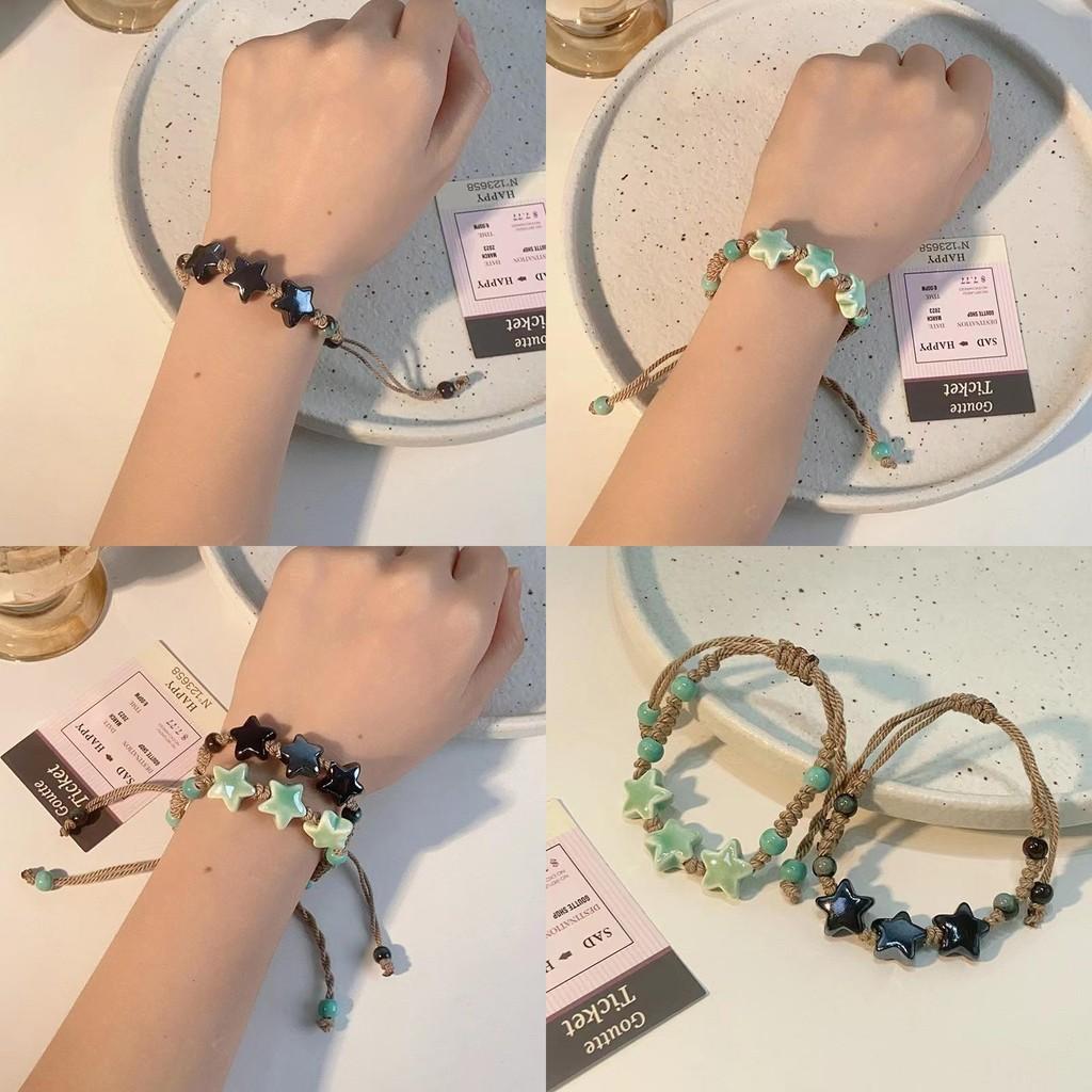 Ethnic Handmade Style Star Bracelet Geometric Dopamine Beads Unisex Jewelry Wrist