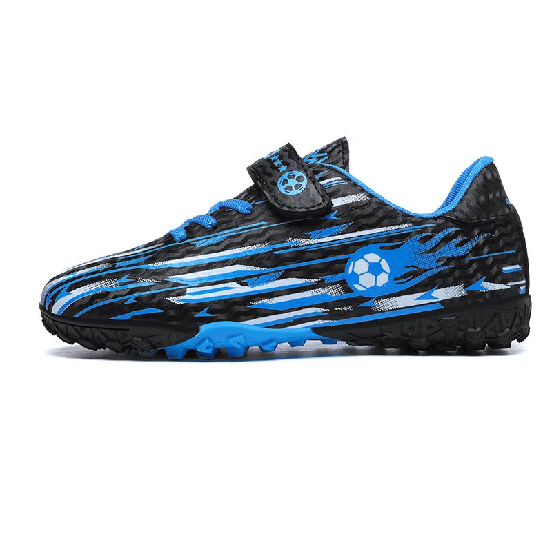 Children Football Sports Shoes Field Sports Resistant Spikes Football Boots Society Long TF/FG Outdoor Professional Boy Football Shoes