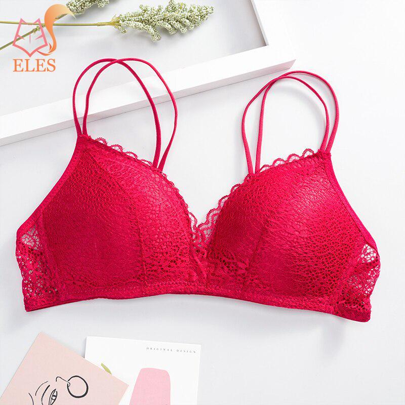 Women Seamless Sexy Lace Bras Wireless Push Up Soft Undearwear Bralette Lingerie