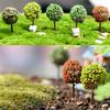 Lot de 5 boules colorées pour arbre de simulation, ornements de micro-paysage