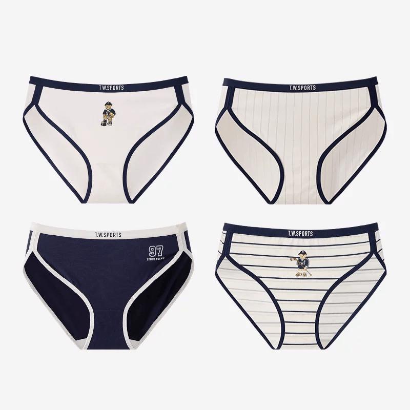 Teenie Weenie Women s Cotton Retro Sport Briefs L