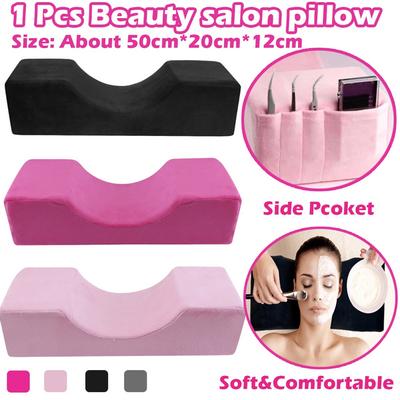 1 Adet Kirpik Yastığı Boyun Destek Kirpik Yastığı Yumuşak Kirpik Ekleme Hafızalı Köpük Kirpik Uzatma Makyaj Salonu Cepli Yastık