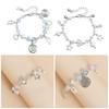 Unique Heart Bracelet for Women Korean Cute Tassels Angel Wing Pendant Bracelet