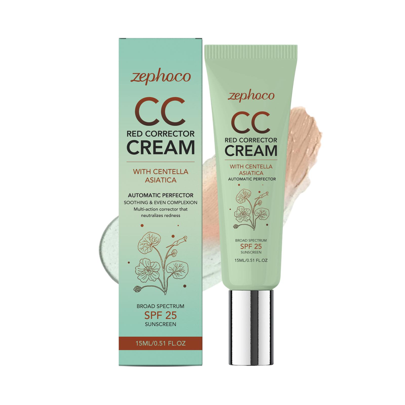 Temperature-sensitive skin CC Frost Green Style Daily wear foundation with delicate, natural, light, and comfortable finish 15g