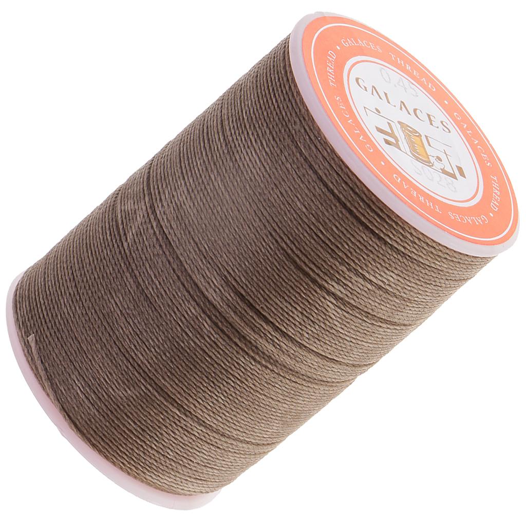 Gewachste Polyesterkordel Runde Nähgarn für Handgefertigte Ledertaschen Perlenzubehör und DIY-Projekte