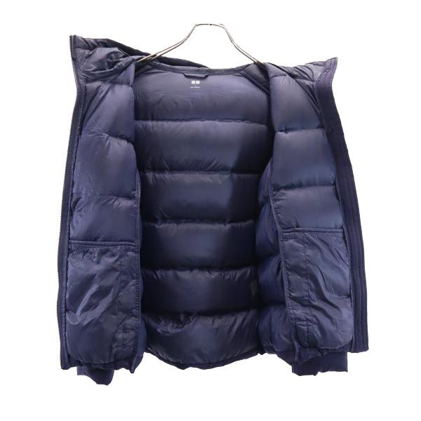 UNIQLO seamless Down jacket L Navy hood Women Used