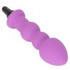 Muscle Massager Head Waterproof Silicone Replacement Head Accessory for Deep Tissue Massager Purple 12mm   0.5in