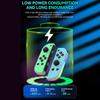 Joypad para interruptor RGB luz de despertar vibração brilho controlador esquerda e direita bluetooth-compatível gamepad para