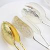 Retro European-Style Gold-Plated Zinc Alloy Cake Salad Dessert Baking BBQ Food Tongs Snack Clip Pastry Clamp