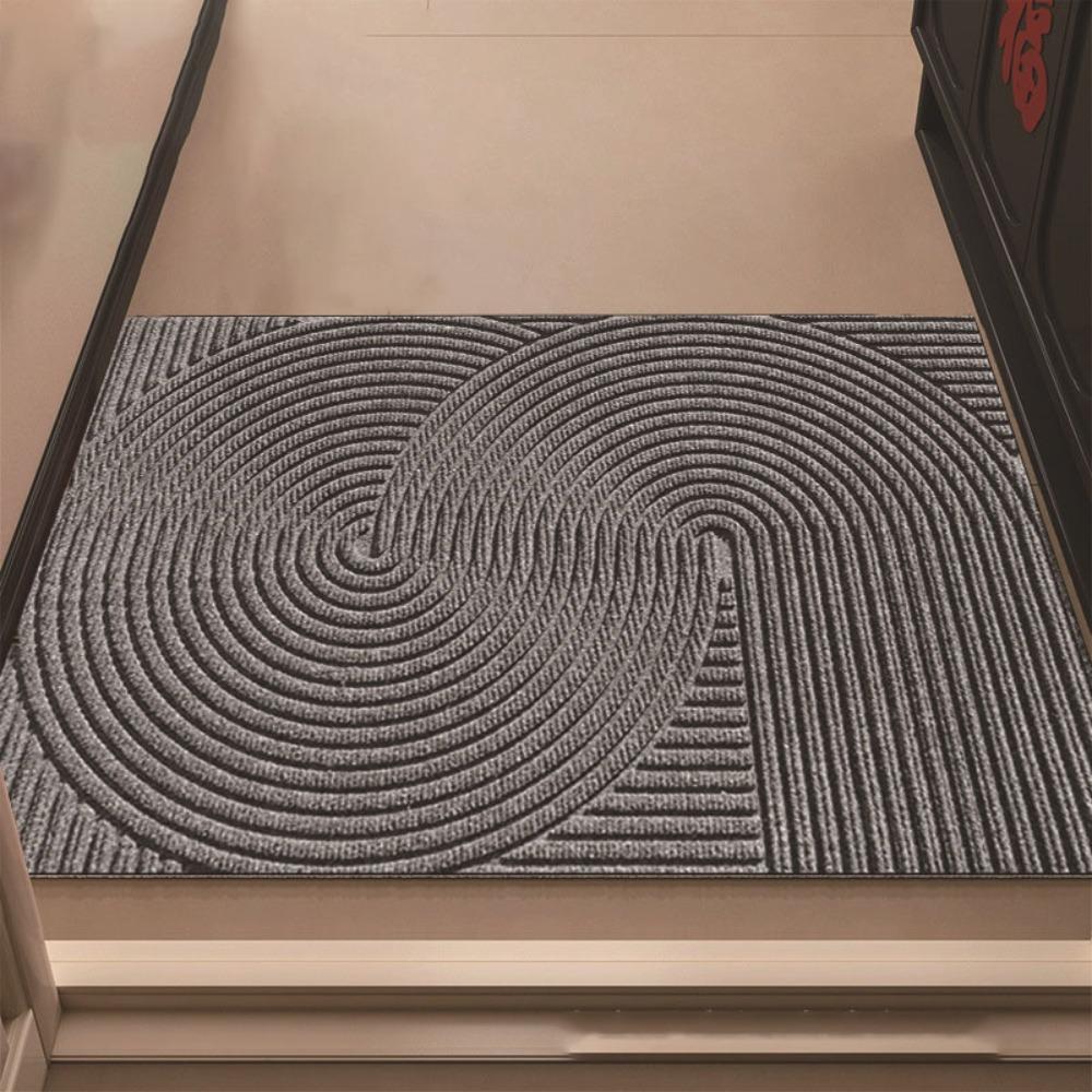 Waterproof Welcome Door Mats Geometric Wave Pattern Floor Mat Bath Mat Door Rug  Garden