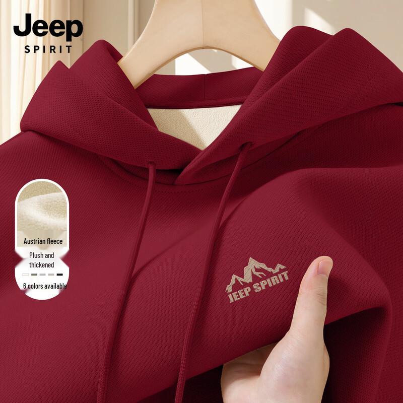 

JEEP SPIRIT Men s Fleece-Lined Hoodie 3XL