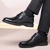Herbst neue Herren Lederschuhe Rindsleder Derby Schuhe Herren Business Anzugschuhe echtes Leder lässige atmungsaktive Herrenschuhe