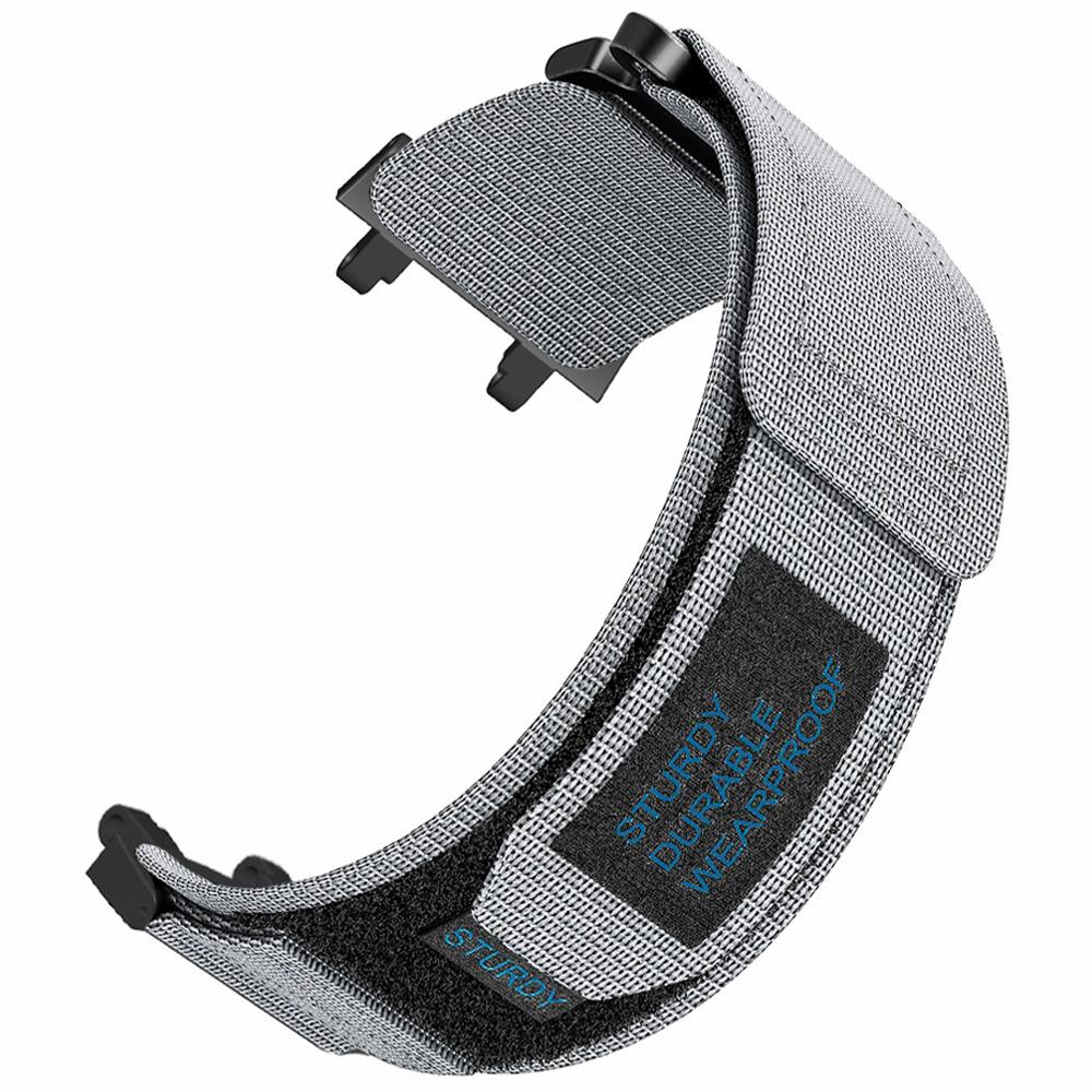 For Huami Amazfit Active Edge (A2212) Sports Smartwatch Strap Magic Tape Design Nylon Band