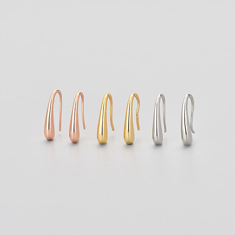 Minimalist Waterdrop Earrings Short Hair Versatile Niche Design Temperament Studs