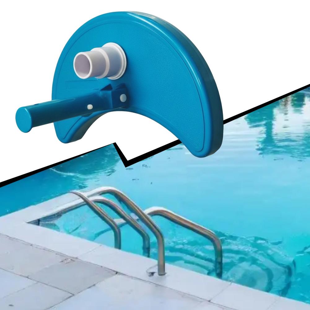 HalfMoon Pool Vacuum Head for Efficient Debris Removal Lightweight Design Compatible with Standard 124 and 15 Inch Hoses