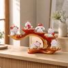 Fortune Cat Ornament with Stand Cute Compact