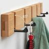 Neuer Mantelhaken Schlüsselhaken Halter Schlafzimmertür Hut Kleiderständer 4/5/6 Haken Holz Wandaufhänger Mantelhaken Aufhänger Küche Toilettenhaken