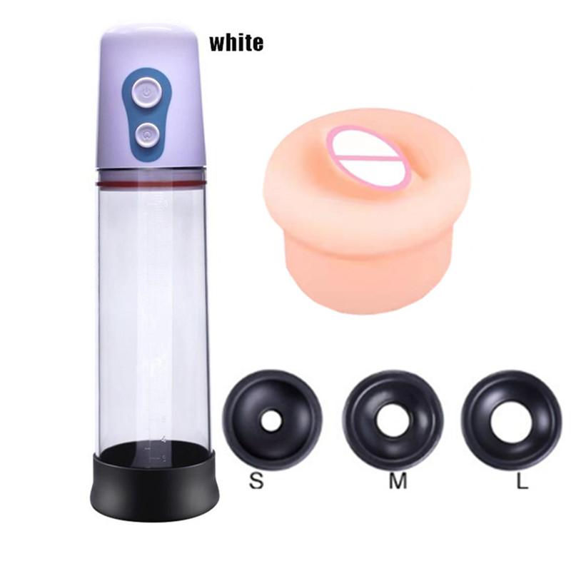 Electric Penis Pump Vacuum Pum Penis Extender Vacuum Pump Penile Enlarger Erection Male Masturbator  Sex Toys for