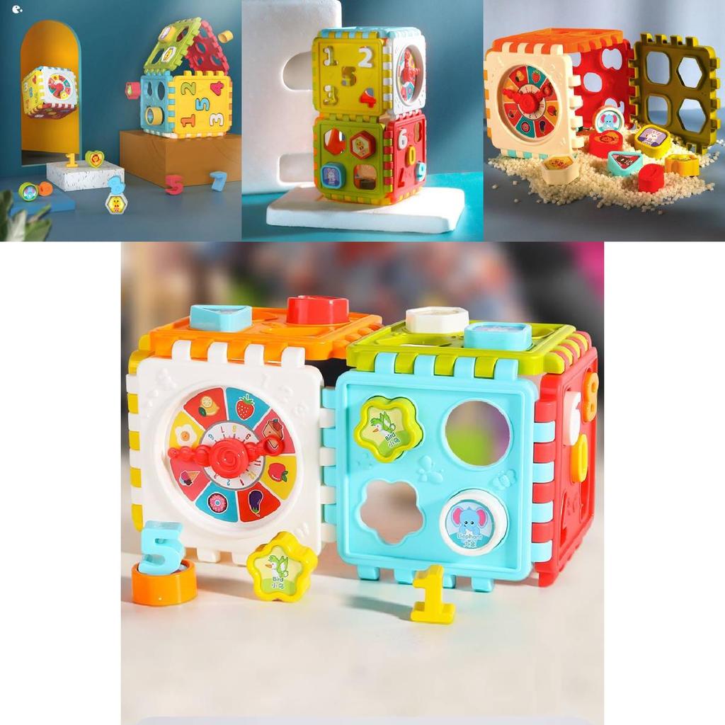 Colorful Baby Early Learning Magic Cube Educational Toy For 0-3 Year Olds