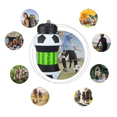 Borraccia Sportiva Senza BPA per Bambini Regalo Borraccia Pieghevole per Escursioni, Palestra, Scuola e Sport | Tazze Pieghevoli per Viaggi