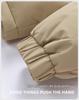 Unisex European-Size Hooded Winter Cotton Jacket - Windproof, Thick, Casual & Trendy