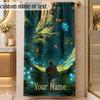 Beach TowelZelda Custom Name Text Personalized Soft Towel for Beach Pool Indoor Home Decor Gift