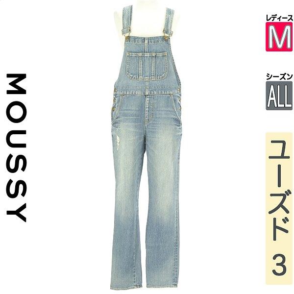 MOUSSY Overalls Women s All Seasons Light Blue/Light Blue M Denim Overalls Pants [Used] [Used] [Popular]