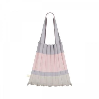 Bolsa de Ombro Rosa Cinza