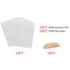 Pack of 100 Coffee Pods Foil Lid Set 37mm Diameter Paper Filter Aluminum Foil Texture Powder Cup Covers for Coffee