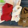 Thicken Knit Scarf Soft Neckerchief New Cross Scarf  Women