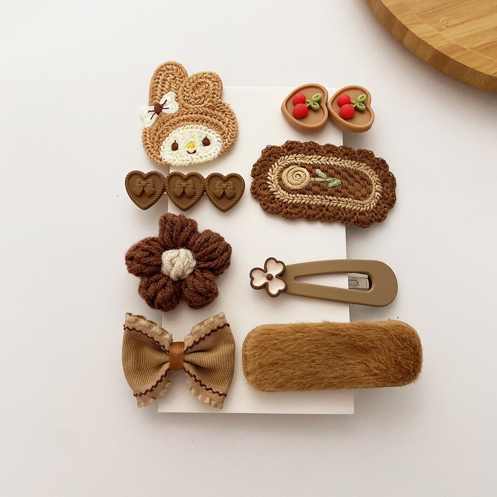 Kawaii Cartoon Princess Hairpins Set Children Girls Kids Baby Cute Hair Clips Barrettes Accessories Hairclip Headwear Headdress