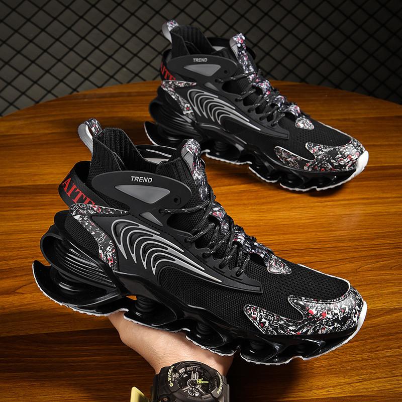 

МОДНАЯ ОБУВЬ, мужские дышащие спортивные кроссовки, спортивные кроссовки для бега, уличные женские теннисные кроссовки для тренажерного зала 39 чёрный