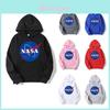 Ultra-comfortable Nasa Hoodie Pullover Tops Unisex Hip-hop Skateboard Sweatshirts